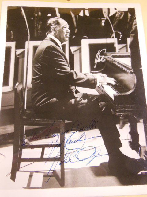 Signed 8 x 10 Duke Ellington photo (1 of 2)