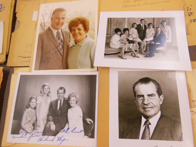 Signed Nixon & Agnew photos (1 of 4)