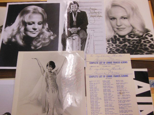 4 1960's "singer" signed photos including; James Darren (1 of 2)