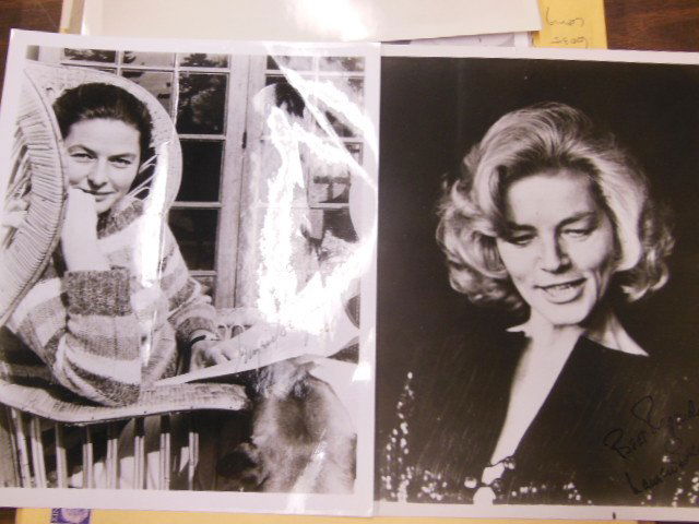Becall & Bergman signed photos (1 of 1)