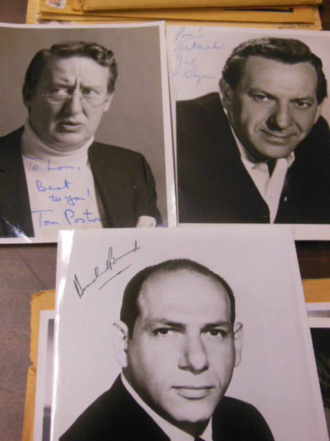 3 1960's actor signed photos including; Jack Klugman (1 of 1)