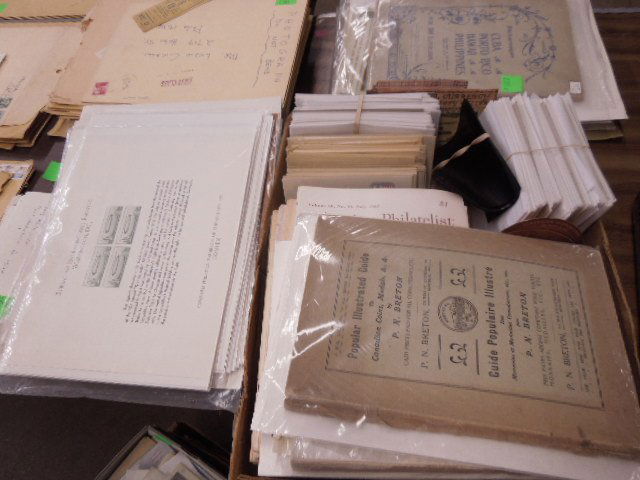 Lot Philatelist mags, postal cards & supplies (1 of 6)