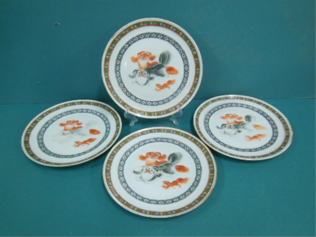 19th c. Chinese Export Porcelain Plates (1 of 3)