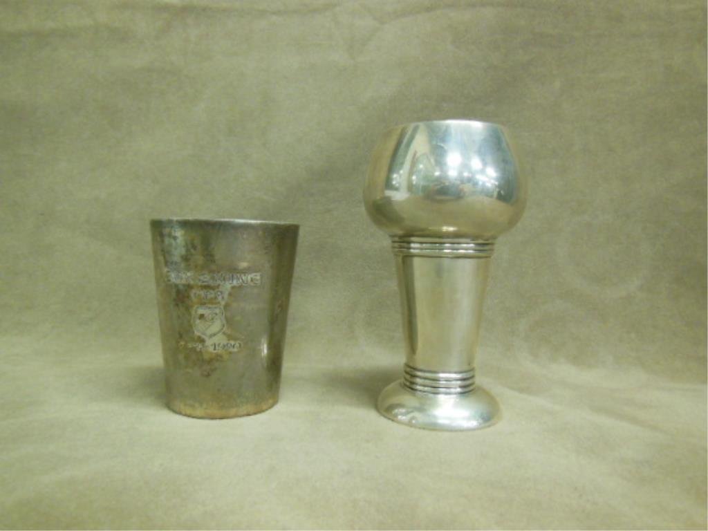 Scandinavian Silver Shot Glass & Goblet (1 of 5)