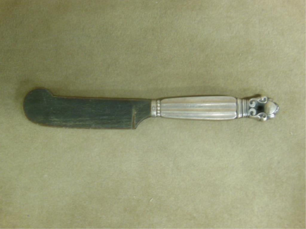 Georg Jensen Sterling & Horn Cheese Spreader (1 of 5)