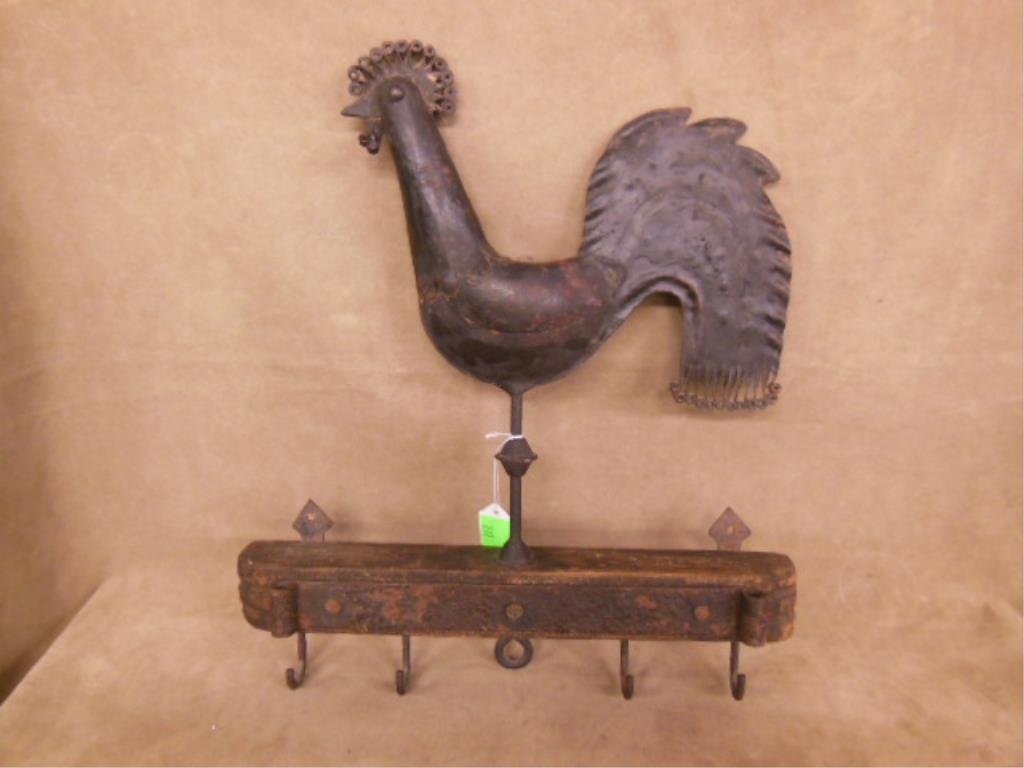 Early 20th c. Folk Art Hat Rack (1 of 2)