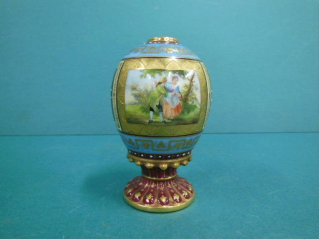 KPM Porcelain Cabinet Vase (1 of 5)