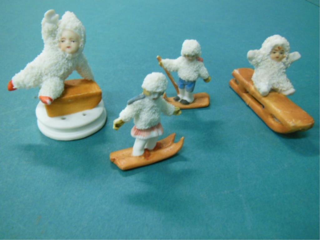 Antique German Porcelain Snow Baby Figures (1 of 3)