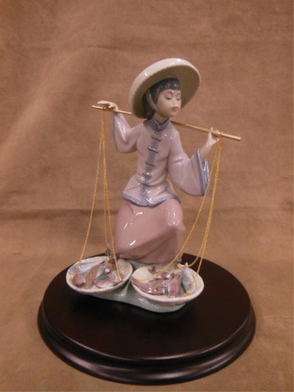 Lladro Porcelain Fish a Plenty Figurine (1 of 3)