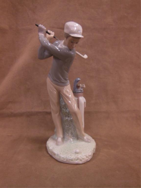 Lladro Porcelain Golfer Figurine (1 of 4)
