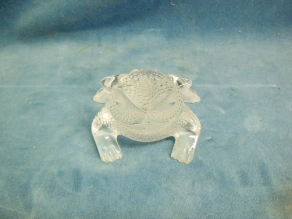 Lalique Crystal Gregoire Toad Figure (1 of 4)