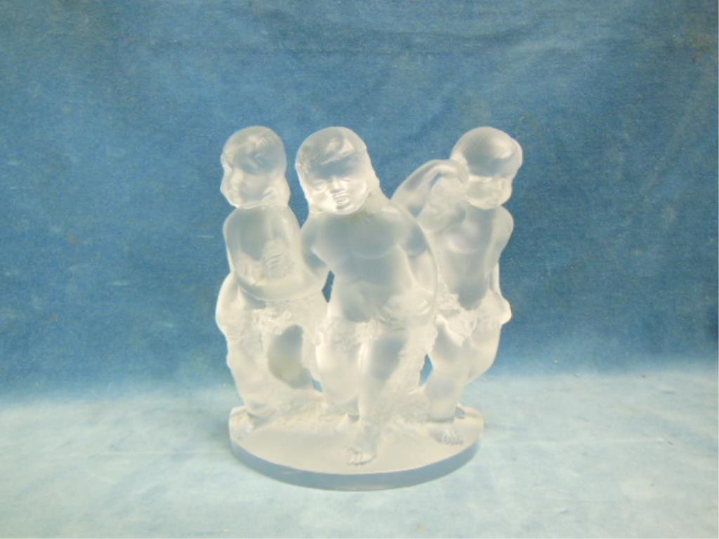 Lalique Crystal Luxembourg Figural Group (1 of 2)