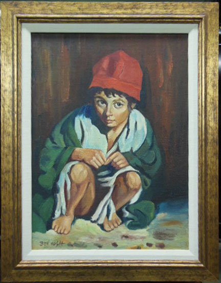 Eitan Ben Moshe, o/c, Red Cap (1 of 3)