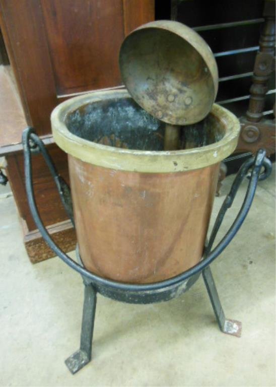 Copper Pot On Stand (1 of 5)
