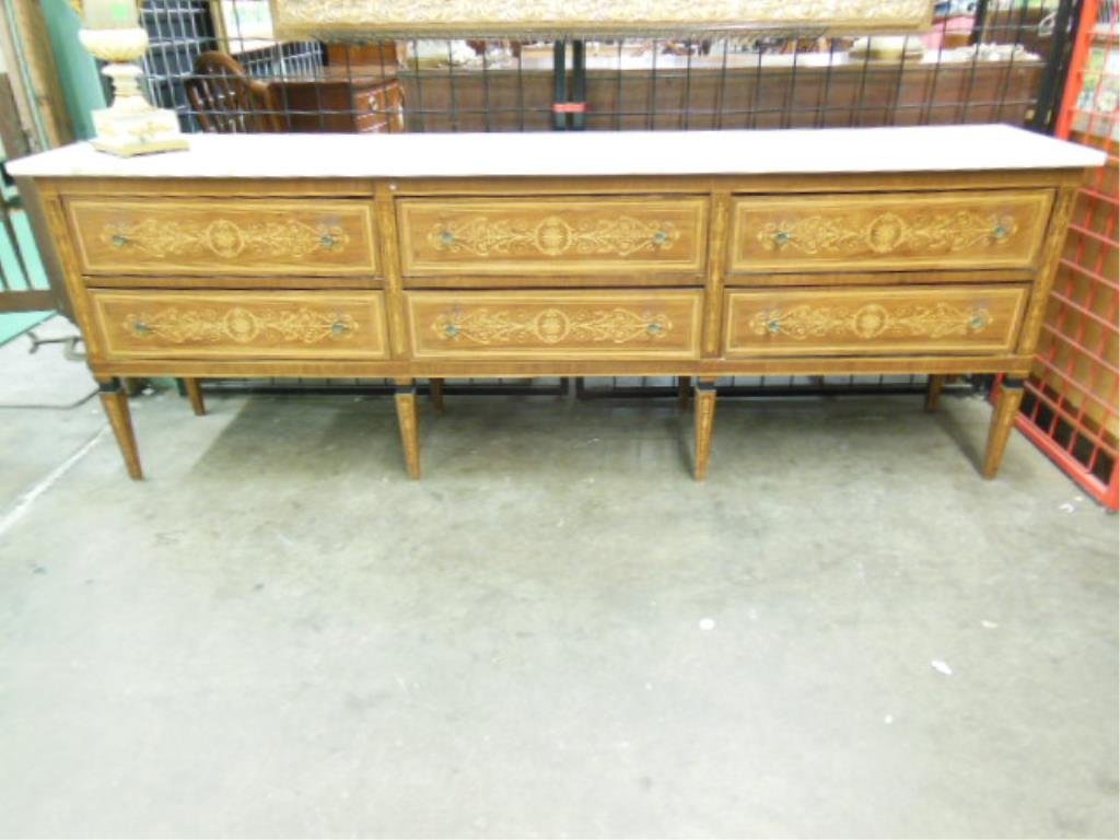 Dutch Marquetry Neoclassical-Style Sideboard (1 of 5)