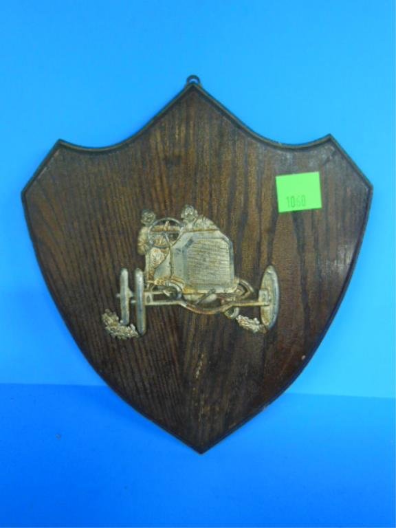 Antique Race Car Wall Plaque (1 of 2)