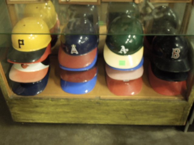 Vintage Baseball Team Batting Helmets (1 of 5)