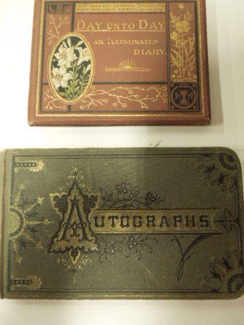 19th c. autograph book & diary (1 of 7)