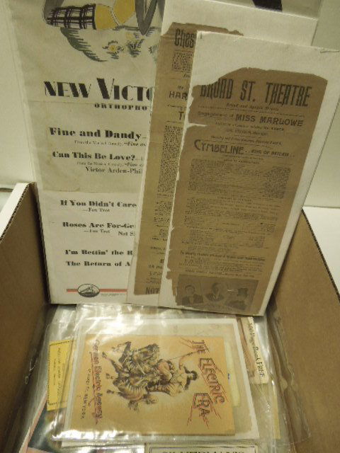Large lot early 20th c invoices, adverting & other (1 of 7)