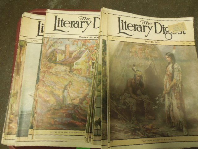 1931 & 1932 Literary Digest Magazines (1 of 4)