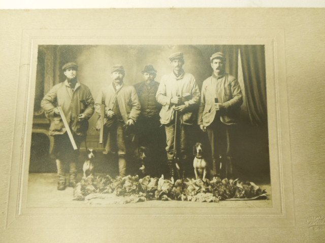 Antique Hunting Themed Cabinet Photo (1 of 3)