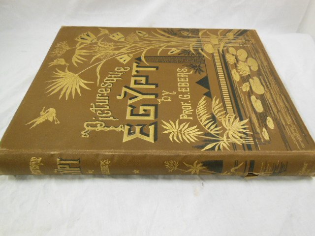 1 Vol. late 19th c. Picturesque Egypt 1887 (1 of 7)