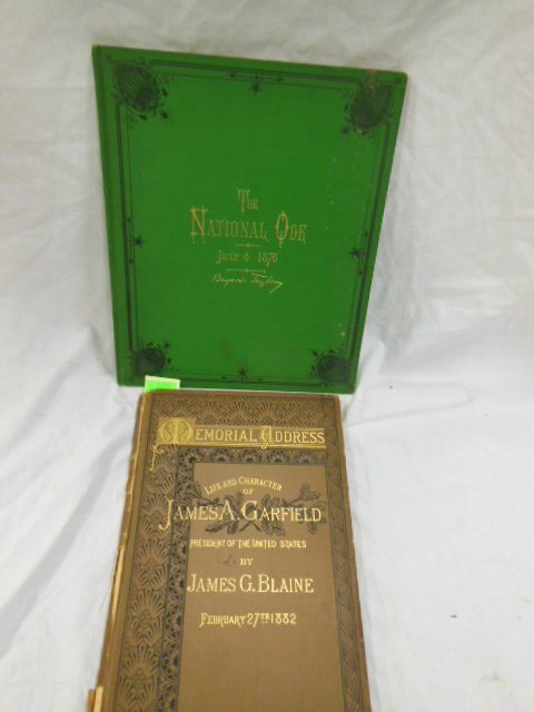 2 late 19th c. volumes Garfield memorial & other (1 of 7)