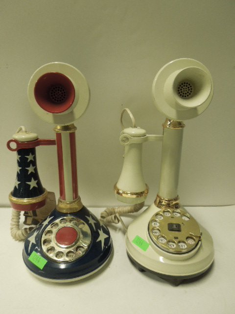 2 1970's candlestick form phones (1 of 3)