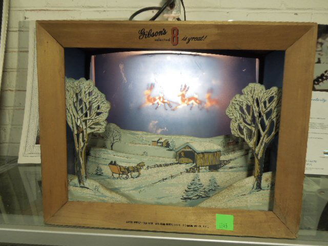 Vintage Gibson's Whiskey moving Diarama (1 of 5)