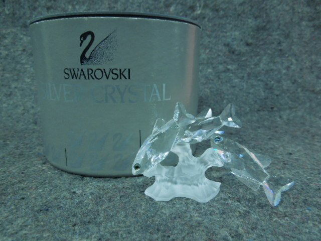 Swarovski crystal figurine 3 South Sea Fish (1 of 4)