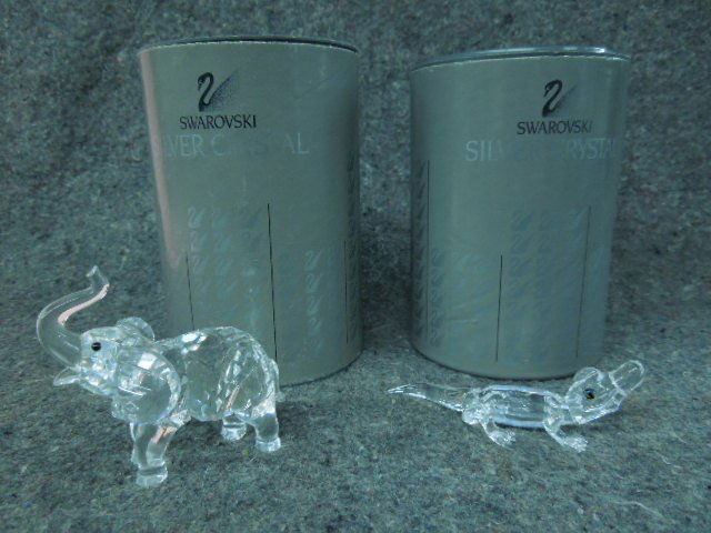 2 Swarovski crystal figurines (1 of 3)