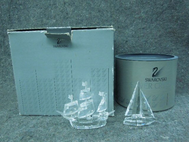 Swarovski crystal figurines, Ships (1 of 3)