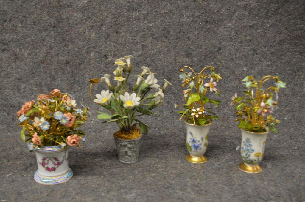 4 Gorham Fleurs des Siecles flower arrangements (1 of 4)