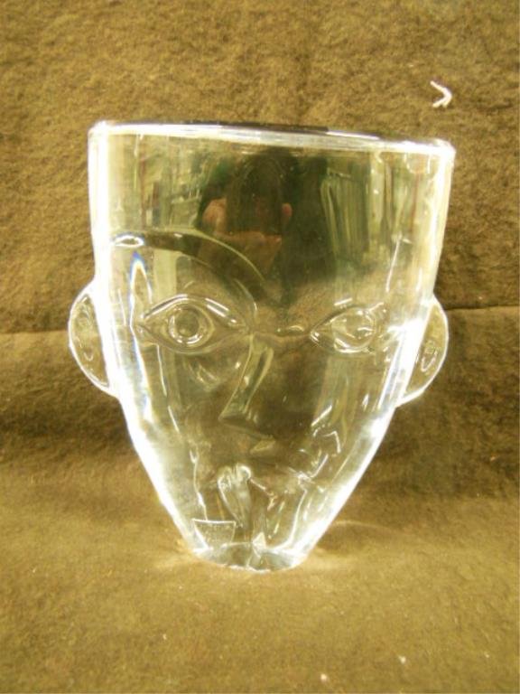 Orrefors crystal Face paperweight (1 of 5)