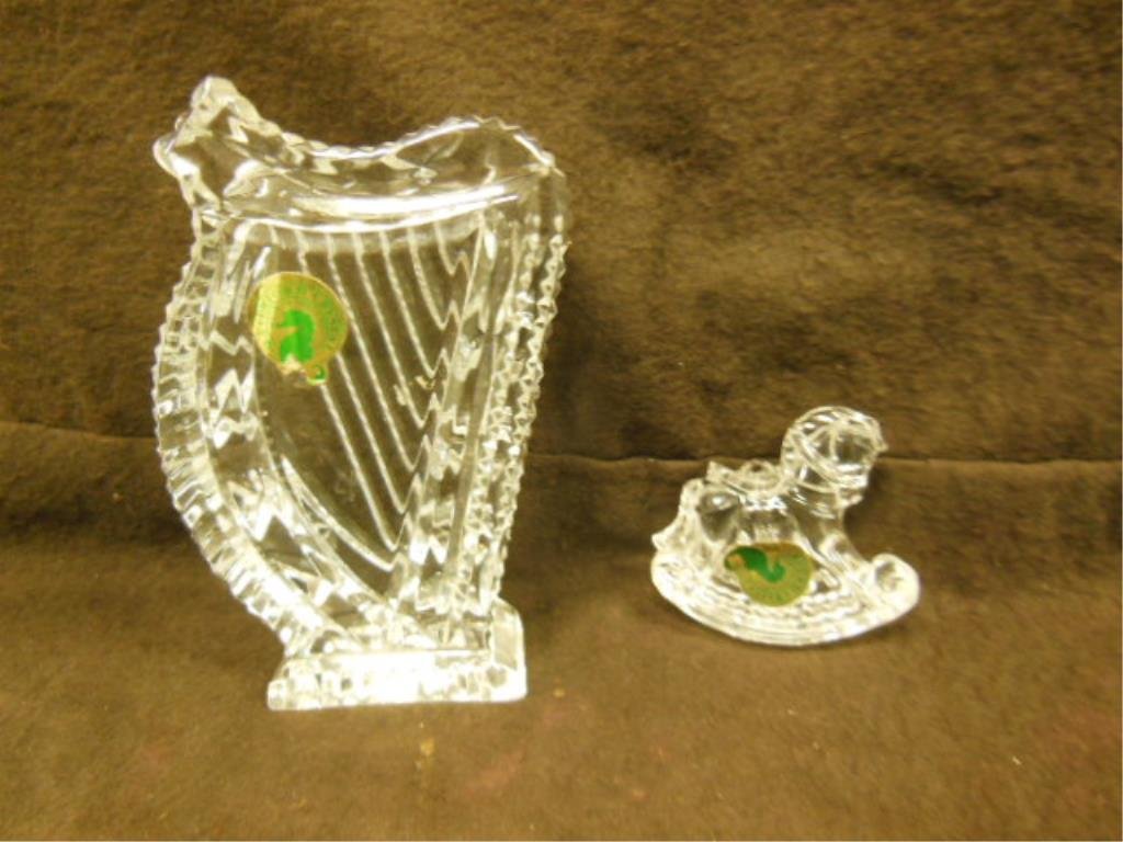 2 Waterford crystal paperweight & ornament (1 of 4)