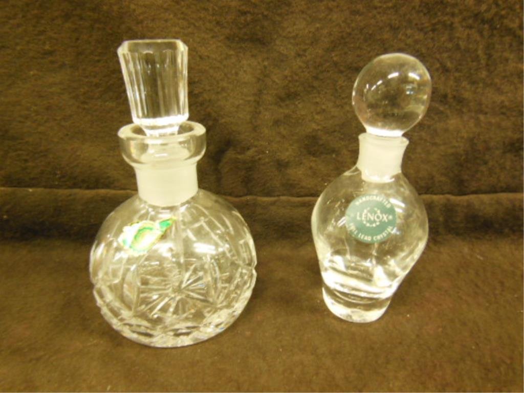Waterford & Lenox crystal cologne bottles (1 of 4)