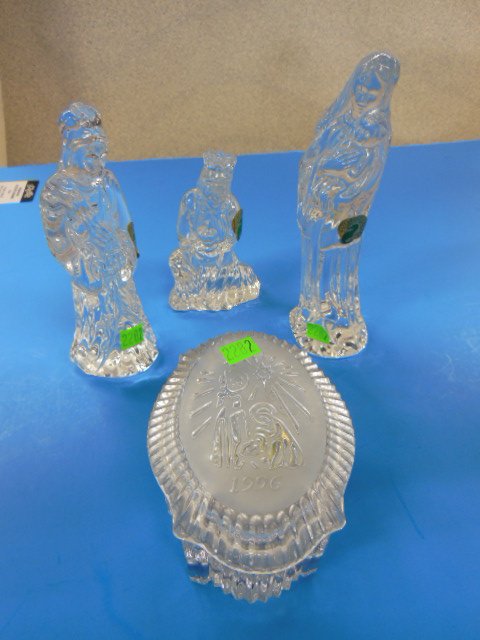 4 Waterford pieces, Figures & Music box (1 of 7)