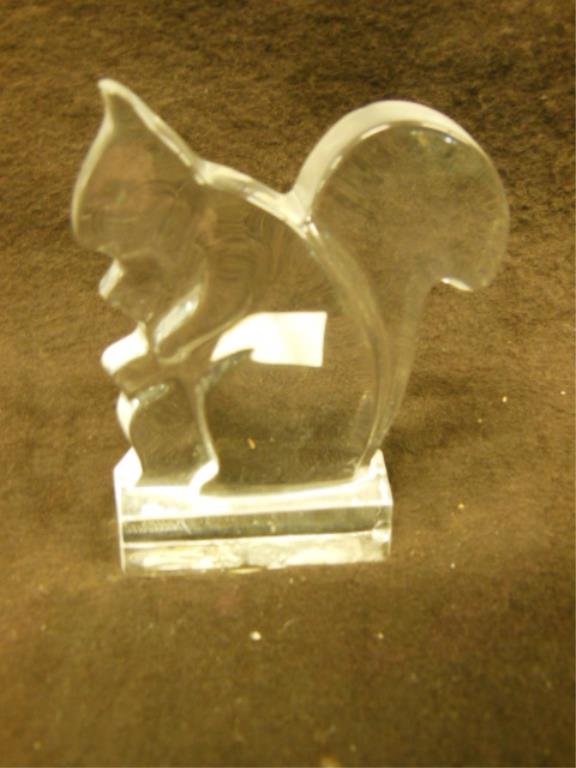 Baccarat Squirrel paperweight (1 of 4)