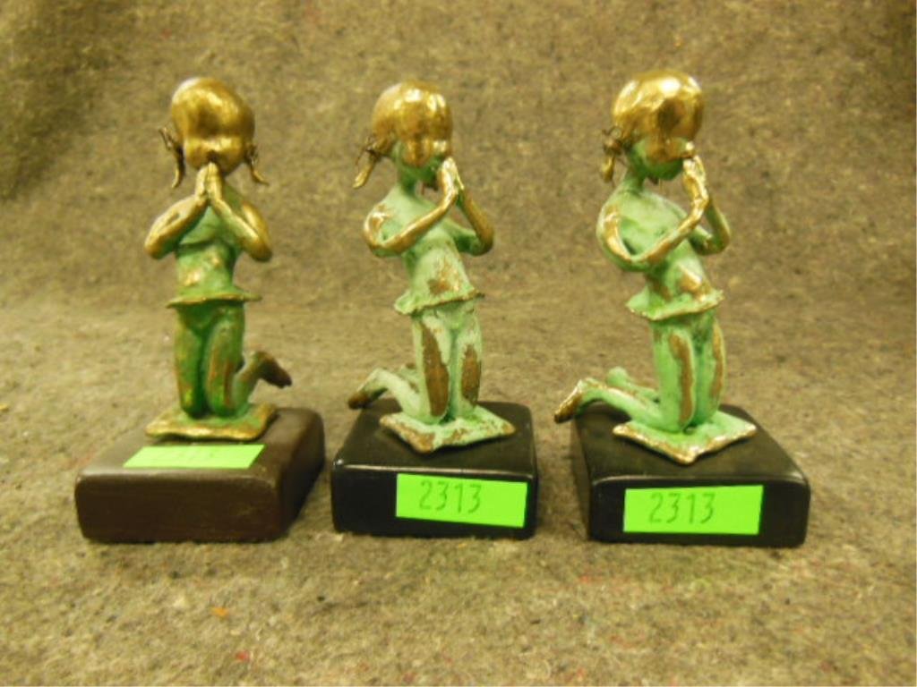 3 Moran bronze sculptures (1 of 4)