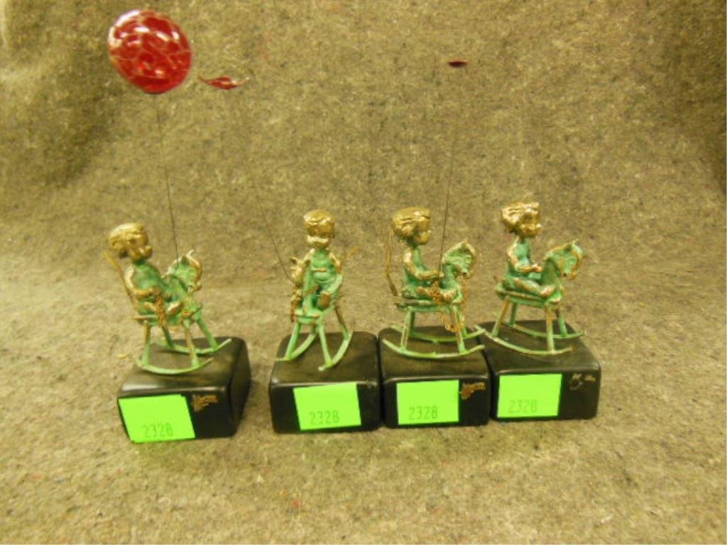 4 Bronze Malcolm Moran Scuptures (1 of 9)