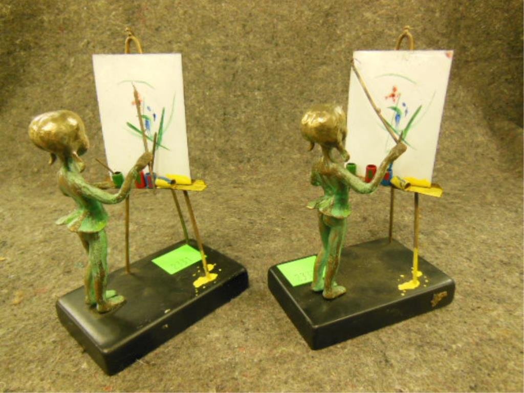 Pr of Malcolm Moran Artist Sculptures (1 of 4)