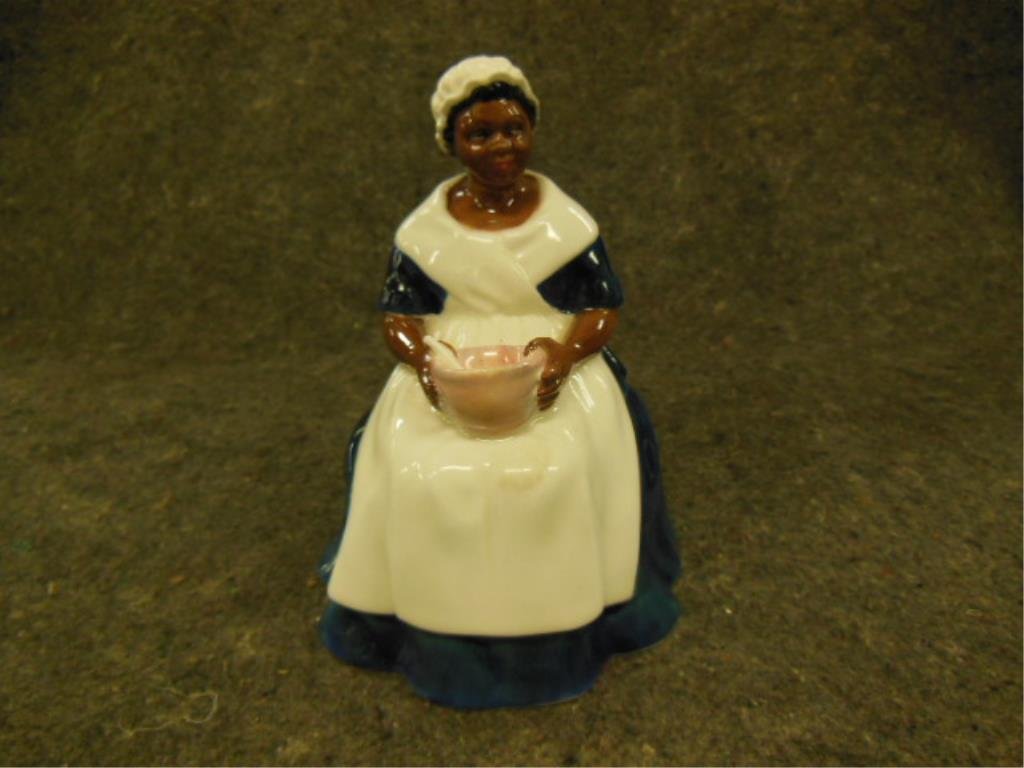Royal Doulton porcelain figurine: Royal Doulton porcelain figurine, Royal Governor's Cook, # NH 2233, 5 3/4" h. Condition; no issues noted