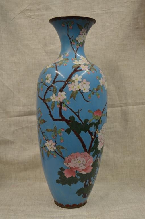 Antique Japanese Cloisonne Floor Vase (1 of 10)