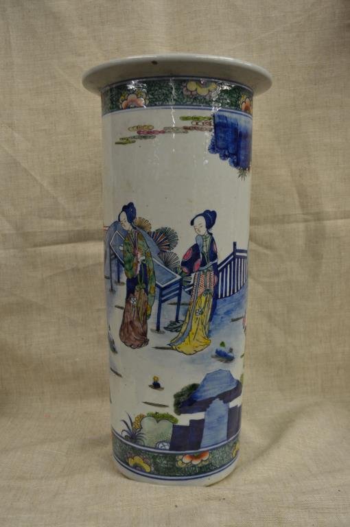 Japanese Porcelain Floor Vase/Umbrella Stand (1 of 6)
