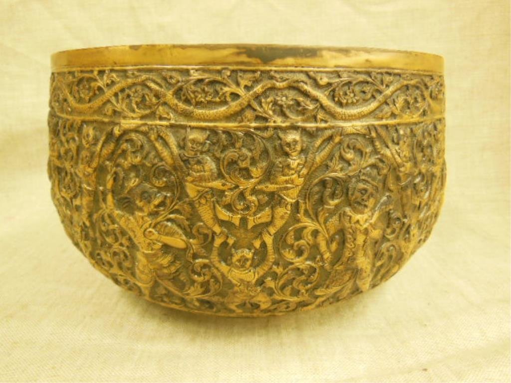 Antique Sino Tibetan Silver Bowl (1 of 5)
