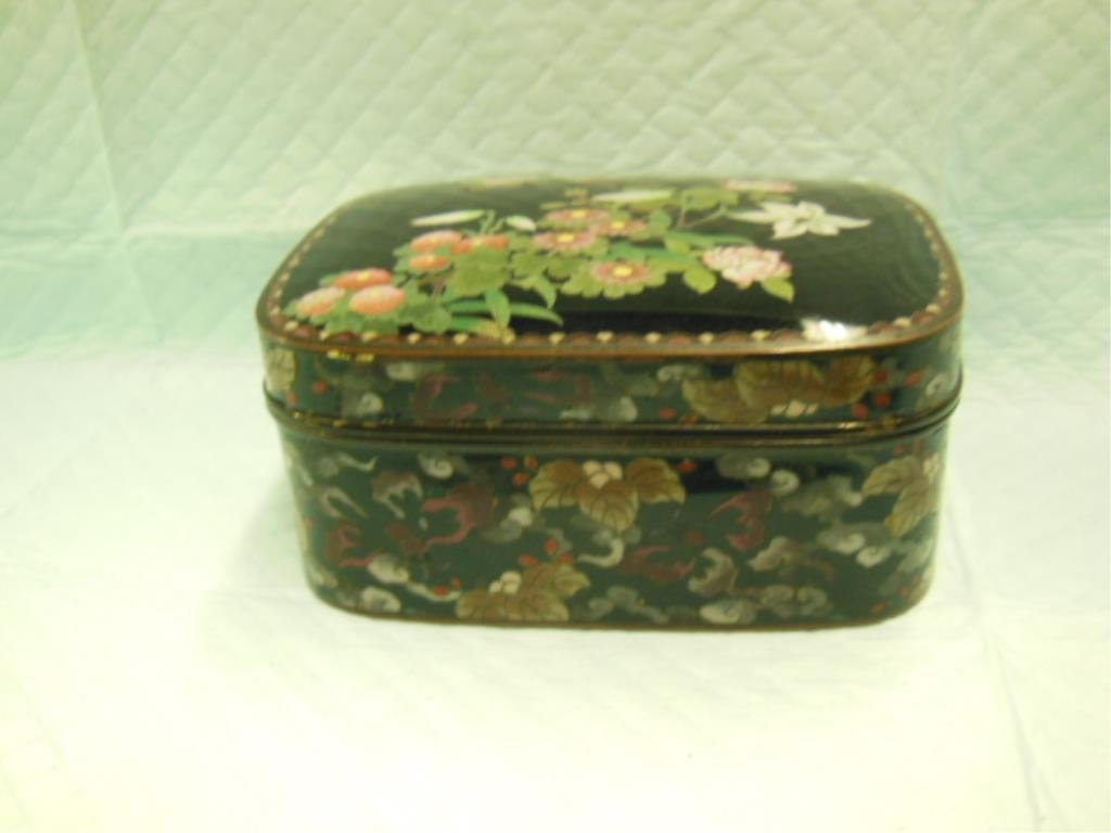 Antique Japanese Cloisonne Box (1 of 3)