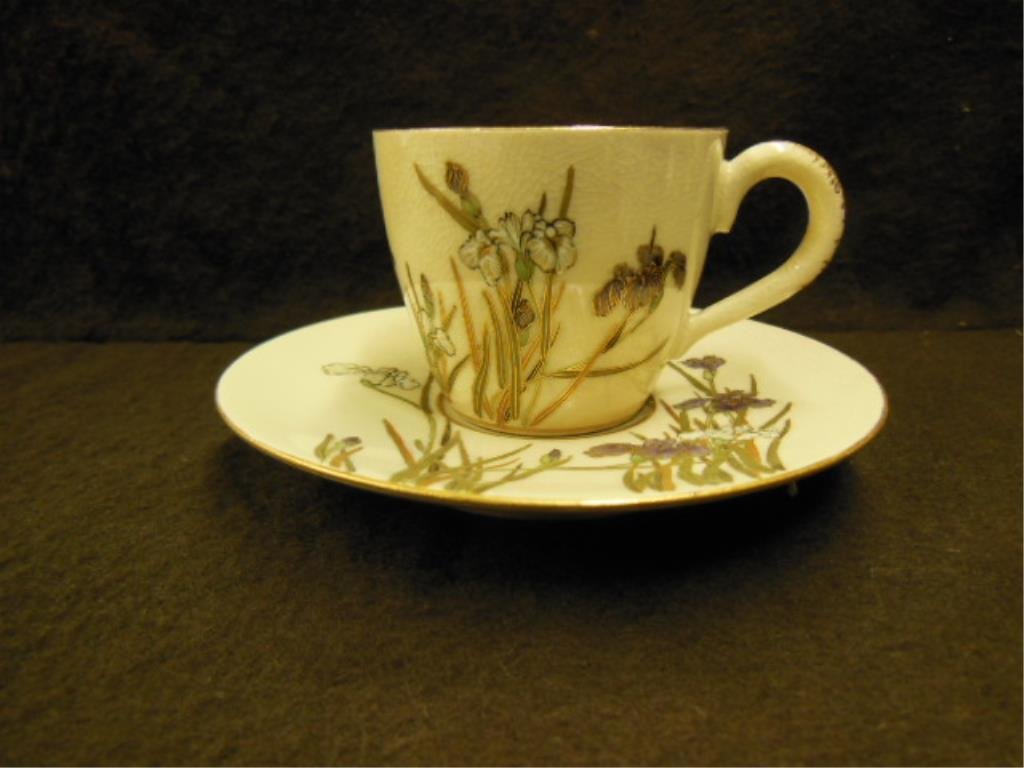 Yabu Meizan Japanese Satsuma Cup & Saucer (1 of 5)