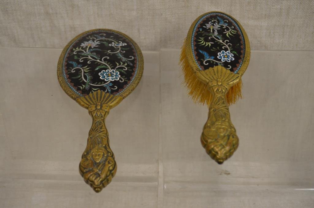 Antique Japanese Cloisonne Dresser Set (1 of 7)