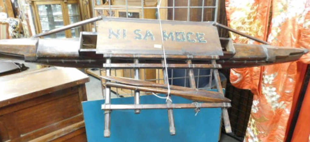 Fiji Canoe Model Wall Hanging (1 of 4)