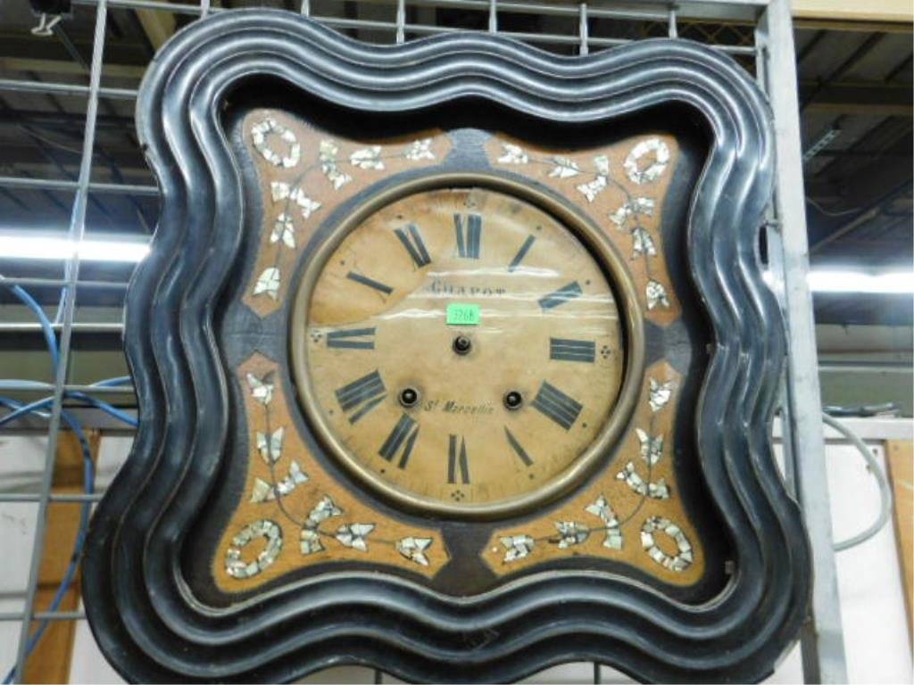 French 19th C. Wall Clock (1 of 3)